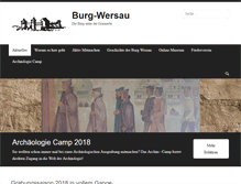 Tablet Screenshot of burg-wersau.de
